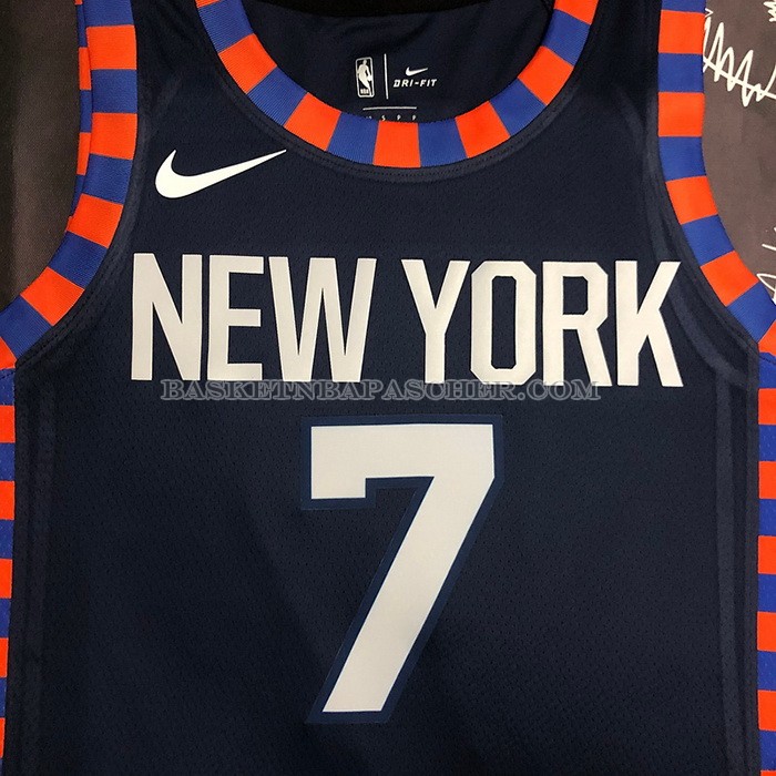Maillot New York Knicks Carmelo Anthony NO 7 Ville Edition 2019-20 Bleu